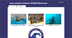 Desktop Screenshot of klubocean.sk
